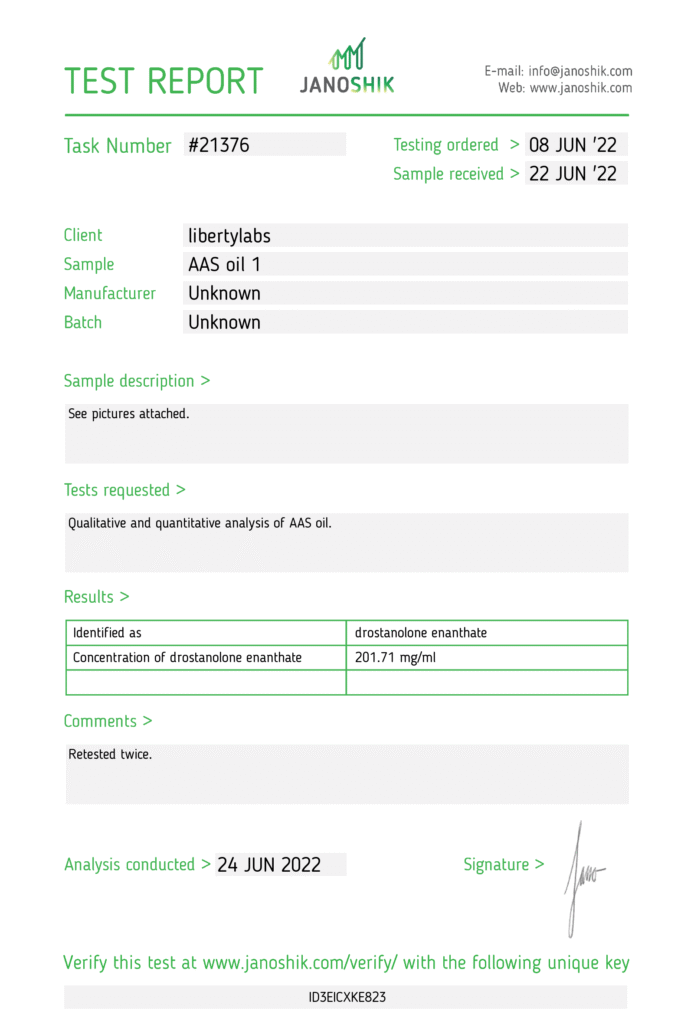 Drostanolone Enanthate 200mg