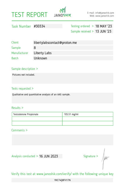 Testosterone Propionate 100mg